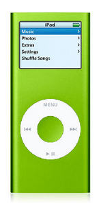 iPod nano 4GB green