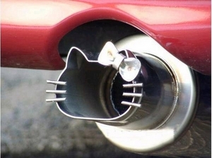 Hello kitty exhaust pipe