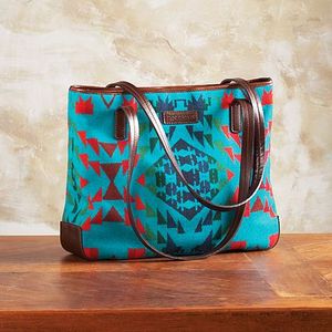 Southwestern Wool Travel Tote