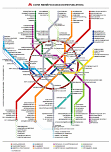 платье со схемой московского метрополитена