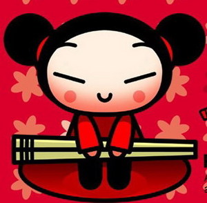 Майку с изображением героини  Pucca аниме-сериала Фанни лов