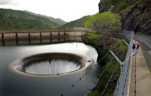 The largest drain hole in the world