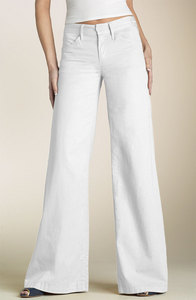 Goldsign 'Orchid' Wide Leg Twill Trousers