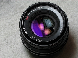 80mm f/2.8 Carl Zeiss Jena MC Biometar mk III