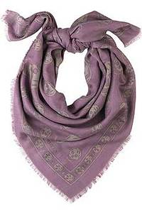 Alexander McQueen Square Skull Scarf