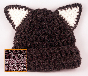 Exclusive Hand Crocheted Neko (Kitty Ears) Hats by Maly