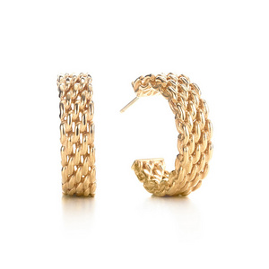 Tiffany Woven classic hoop earrings