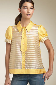 MARC BY MARC JACOBS 'Starlight Stripe' Short Sleeve Shirt