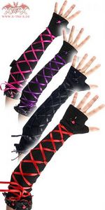 Arm Warmers Rose Bow