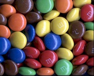 аквариум с m&m'сами!