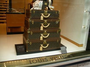 LV luggage bags