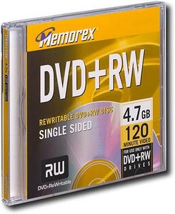 dvd-rw болванки  4.7 gb или больше