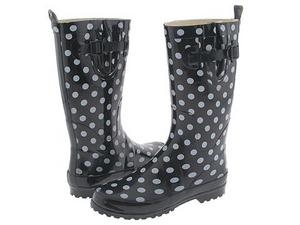 Gabriella Rocha Dottie/Tall Shaft (Black/White)