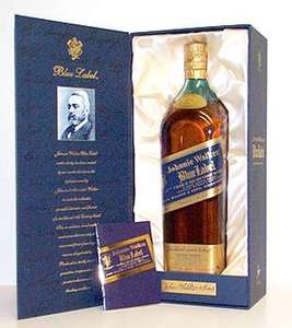 выпить виски Johnnie Walker Blue Label