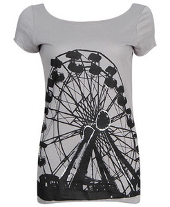 Ferris Wheel Graphic Top