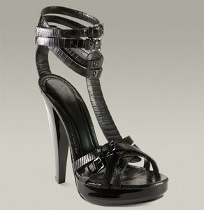 Burberry T-Strap Platform Sandal