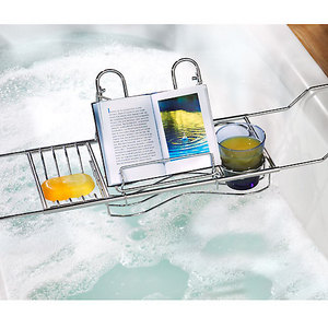 bath-shelf for books