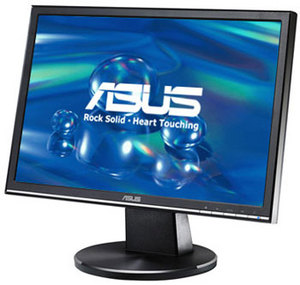 монитор ASUS VW195S wide black 19"