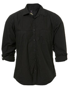 Black Military Shirt