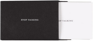 stop talking - box of 25 cards