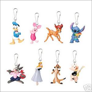 Yujin Disney Dicotiledone P5 keychain Donald figure x8