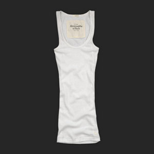 A&F Off White Krista Tees