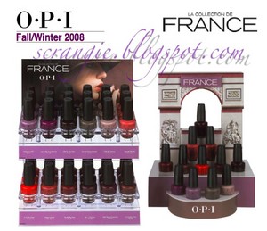 OPI France Collection Winter 2008