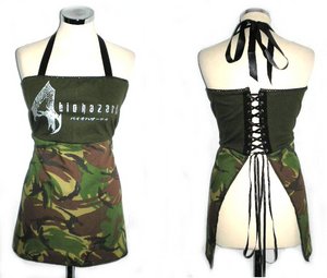 Camouflage Babydoll Corset