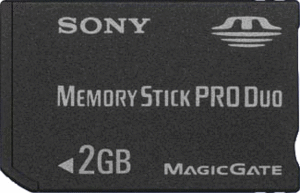 Карта памяти memory stick pro duo 2Gb