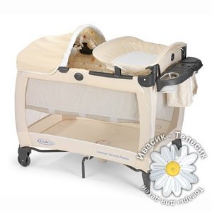 Манеж-кровать CONTOUR ELECTRA DELUXE, Graco