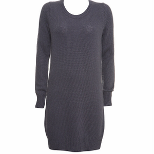 Knitted Fluff Jumper Dress