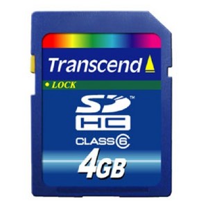 Карта памяти Transcend TS4GSDHC6