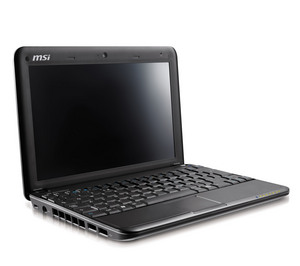 Ноутбук MSI Wind U100-005RU Empire Black 10"