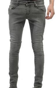 criminal damage jeans - stretch grey