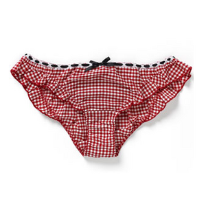 Gingham Cotton Woven Brief