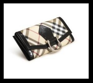 BURBERRY CHECK WALLET