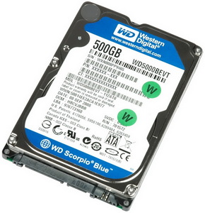 WD Scorpio Blue 500 GB (WD5000BEVT)