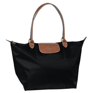 Longchamp Le Pliage Black M Tote Bag