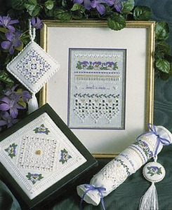 Pansy Sampler Chart Leaflet