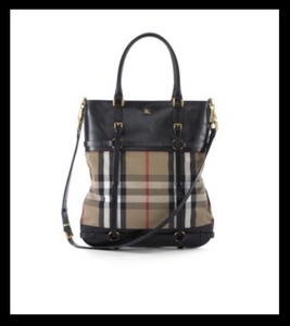 Burberry Bridle Check Tote Bag