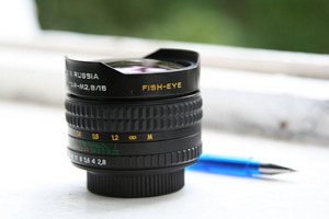 Zenitar 16mm f2.8 fisheye на Никон