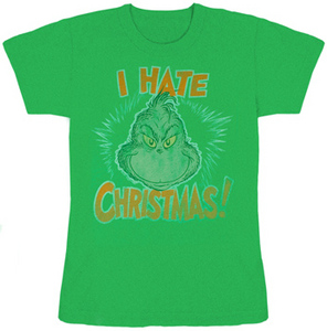 women's green Grinch tee