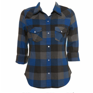 Steely Check Western Shirt