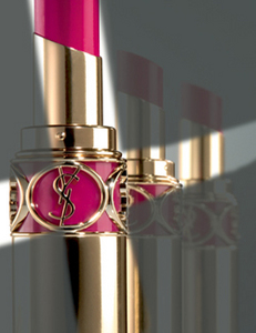 YSL rouge volupte in Fetish Pink