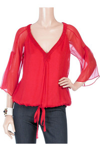 Diane von Furstenberg   Chiara silk top