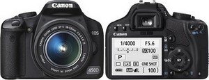 Canon EOS 450D kit (Rebel XSi) 18-55 IS (со стабилизатором)