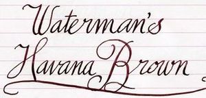 Чернила Waterman Havana Brown