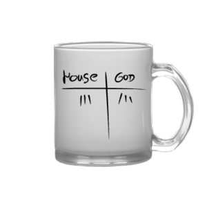 Хочу... Чашка матовая прозрачная House vs God