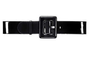 black dior silhouette belt