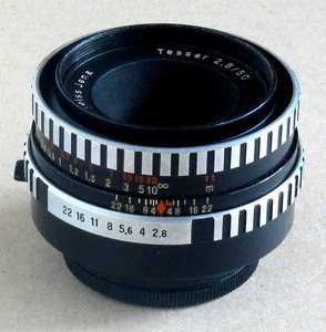 Объектив Carl Zeiss Jena Tessar 50mm/2.8